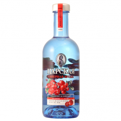 Изображение товара Водка "Царская" Оригинальная Северная Ягода, 38% 0.5 л