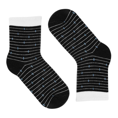 Изображение товара Детские носки Lucky Socks Черные для мальчиков, демисезонные 20-22