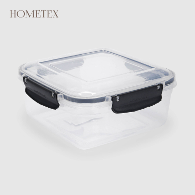 Изображение товара Контейнер для хранения Hometex Gold из полипропилена черный и прозрачный