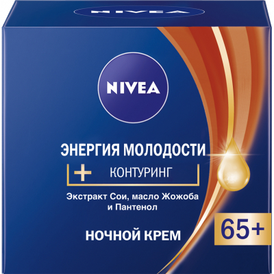Изображение товара Крем Nivea Энергия молодости 65+ ночной 50 мл