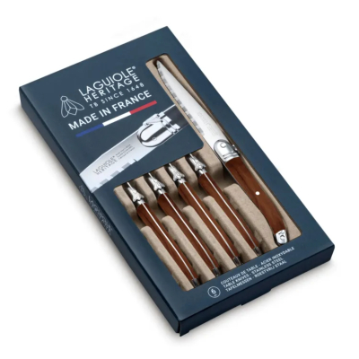 Изображение товара Набор из 6 ножей для стейка Tarrerias Bonjean Laguiole heritage французское качество