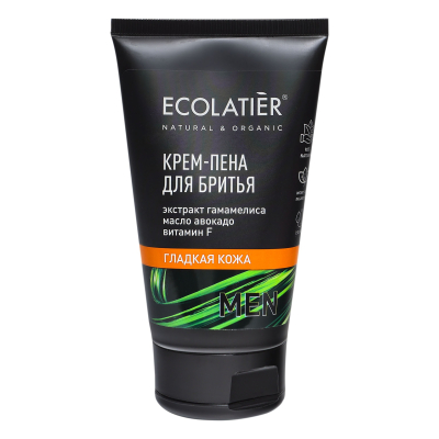Изображение товара Крем-пена для бритья Ecolatier Гладкая кожа 150 мл