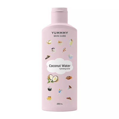 Изображение товара Тоник для лица Yummmy coconut water 250 мл для женщин Изображение товара Тоник для лица Yummmy coconut water 250 мл для женщин