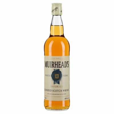 Изображение товара Виски Muirhead's Blue Seal 3 года 700 мл качественный купажированный напиток Изображение товара Виски Muirhead's Blue Seal 3 года 700 мл качественный купажированный напиток