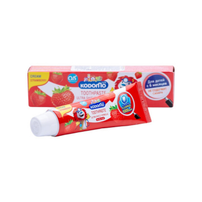 Изображение товара Детская зубная паста Lion с ароматом клубники для малышей 65 г