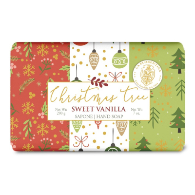 Изображение товара Мыло туалетное твёрдое La Florentina Christmas tree Sweet vanilla 200 г
