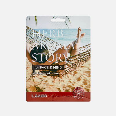 Изображение товара Тканевая маска для лица с экстрактом иланг-иланга Herb aroma story 25 мл Изображение товара Тканевая маска для лица с экстрактом иланг-иланга Herb aroma story 25 мл