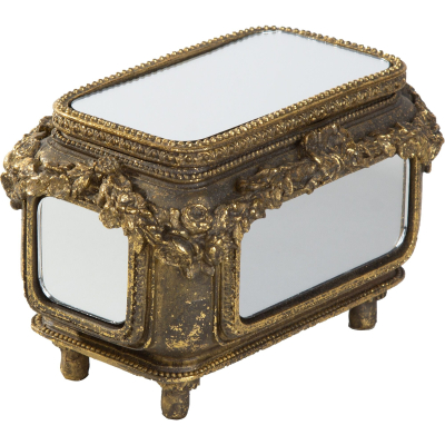 Изображение товара Шкатулка Glasar с зеркальными панелями 17x11x11 см стильный аксессуар