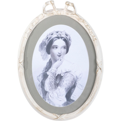 Изображение товара Настенное панно Glasar девушка овальное 23х4х33 см стильное украшение интерьера