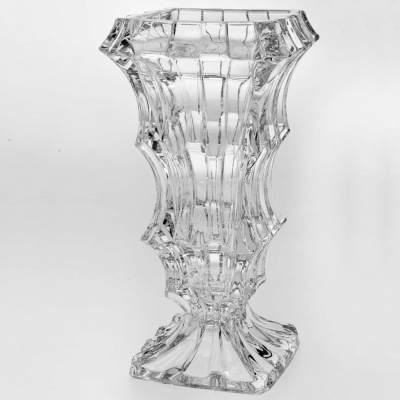 Изображение товара Ваза на ножке Bohemia Jihlava Cascade 30 см из хрусталя для интерьера Изображение товара Ваза на ножке Bohemia Jihlava Cascade 30 см из хрусталя для интерьера