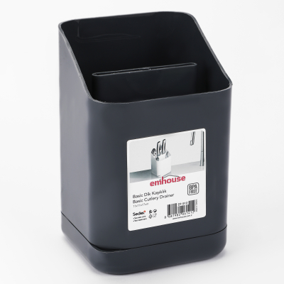 Изображение товара Органайзер Emhouse для столовых приборов 11х11х17 см ассорти