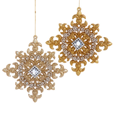 Изображение товара Игрушка елочная Kurt S.Adler снежинки 13 см в ассортименте