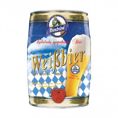 Изображение товара Пиво светлое нефильтрованное Monchshof Weissbier 5 л Германия