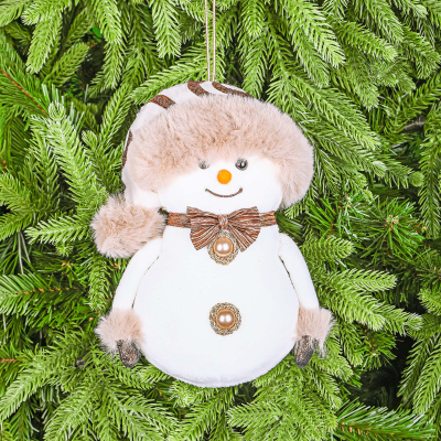 Изображение товара Декор на ёлку James arts снеговик 12х9х21 см новогодняя игрушка