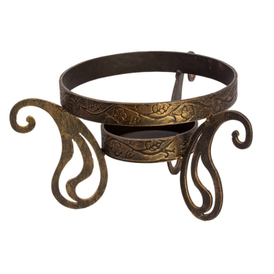 Изображение товара Подставка Remus для садж инь янь бронзовая сталь 32x32x17 см