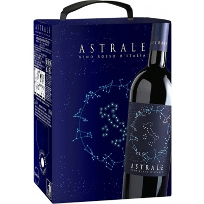 Изображение товара Вино красное сухое Astrale Rosso, bag-in-box, 2 л