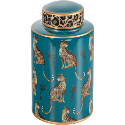 Изображение товара Ваза с крышкой Glasar 18х18х30 см