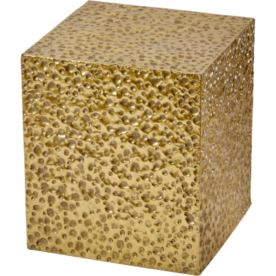 Изображение товара Столик интерьерный Glasar Калахари 43x43x46 см африканский стиль металлик