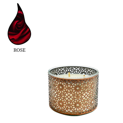 Изображение товара Аромасвеча Nour Bougie Mosaica Rose бронза 1750 г