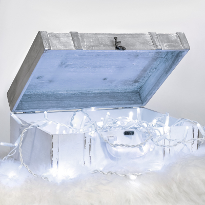 Изображение товара Новогодняя уличная электрогирлянда Reason 182х122 см 100 LED IP44 холодный белый