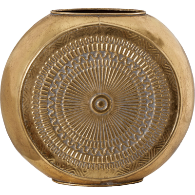 Изображение товара Стильная ваза Glasar кения 43х17х39 см из железа золотистая