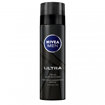 Изображение товара Пена для бритья Nivea ultra 200 мл - комфортабельное бритьё
