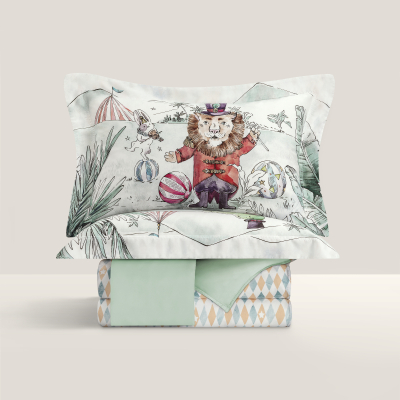 Изображение товара Комплект постельного белья Togas Kids Циркус для детей из эвкалиптового волокна