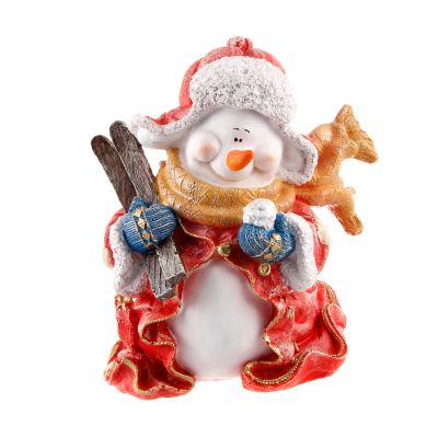 Изображение товара Снеговик в пальто ТПК Полиформ с лыжами 30 см