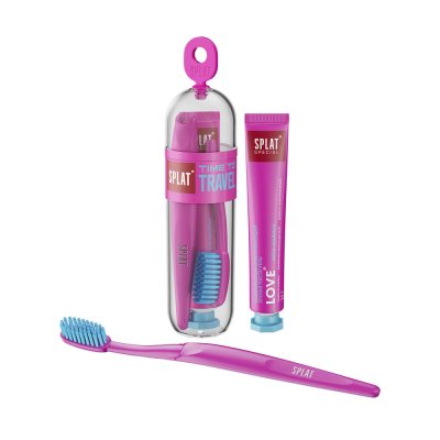 Изображение товара Дорожный набор SPLAT LOVE зубная щетка и паста 25г для путешествий