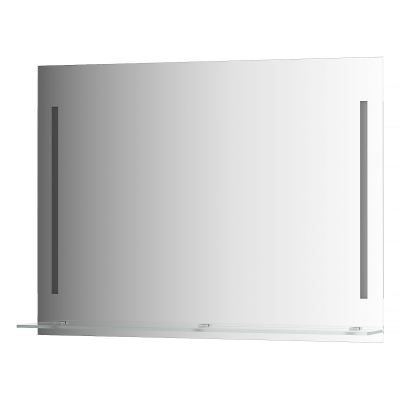 Изображение товара Зеркало Evoform с полочкой 100 см с 2-мя встроенными LED-светильниками 11 W 100x75 см Изображение товара Зеркало Evoform с полочкой 100 см с 2-мя встроенными LED-светильниками 11 W 100x75 см