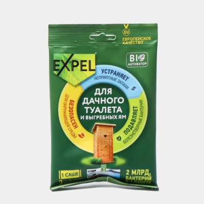 Изображение товара Биоактиватор Expel для туалета и выгребных ям 250 г