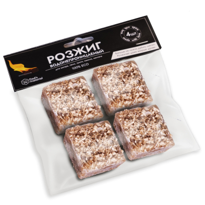 Изображение товара Розжиг для костра Dad's material 4 шт водонепроницаемый