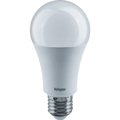 Изображение товара Лампа Navigator LED груша a80 20Вт E27 холодная светодиодная
