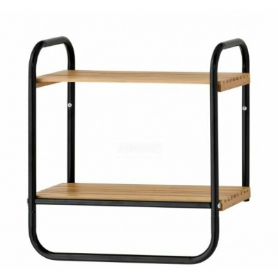 Изображение товара Полка подвесная Violet 2-х ярусная черная