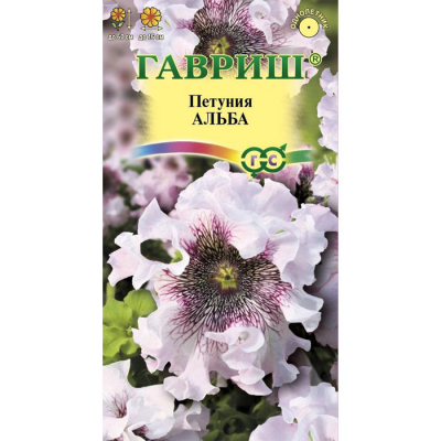 Изображение товара Семена Гавриш Петуния Альба бахромчая 7 шт. белые цветки до 16 см Изображение товара Семена Гавриш Петуния Альба бахромчая 7 шт. белые цветки до 16 см