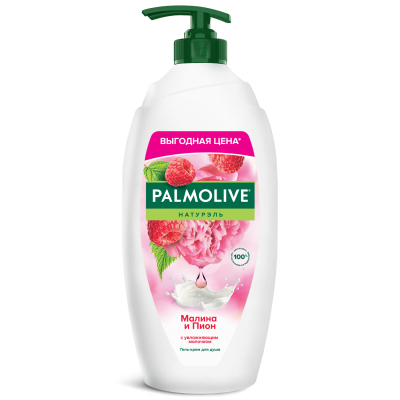 Изображение товара Гель для душа Palmolive Натурэль Малина и Пион 750 мл натуральный уход ароматный