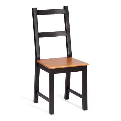 Изображение товара Стул TC Sonata из массива сосны антик/чёрный 41х50х95 см