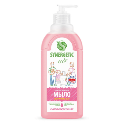 Изображение товара Гипоаллергенное жидкое мыло Synergetic Аромамагия 0.5л Изображение товара Гипоаллергенное жидкое мыло Synergetic Аромамагия 0.5л