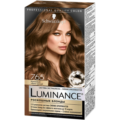 Изображение товара Краска для волос Schwarzkopf Luminance Color 7.65 Кремовый темно-русый Изображение товара Краска для волос Schwarzkopf Luminance Color 7.65 Кремовый темно-русый