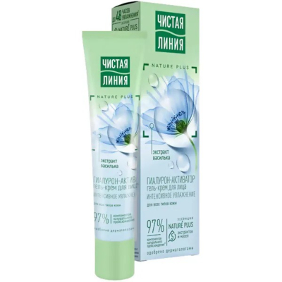 Изображение товара Крем для лица Чистая линия комфорт увлажнение и питание для всех типов кожи 40 мл