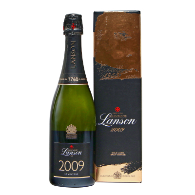 Изображение товара Lanson Gold Label Brut Vintage 2009 шампанское белое сухое 0.75 л подарочная упаковка