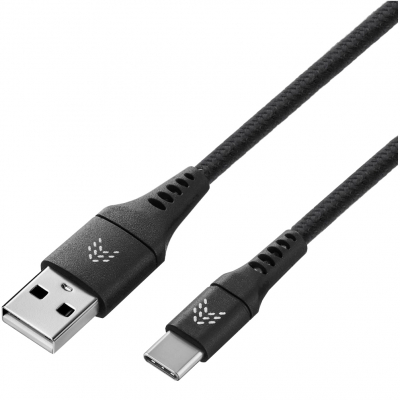 Изображение товара Кабель для планшета Rocket RDC503BL01CT-AC USB Type-C 1м нейлоновая оплетка