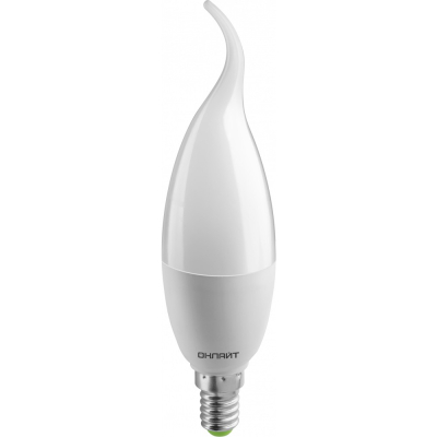 Изображение товара Лампа свеча на ветру Онлайт 10 Вт светодиодная цоколь E14 теплая