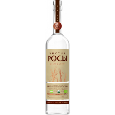 Изображение товара Водка Чистые Росы Из ячменного зерна 40%, 0,5 л