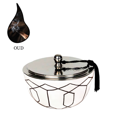 Изображение товара Аромасвеча Nour Bougie Tellus Oud 548 г, восточный аромат, ручная работа Изображение товара Аромасвеча Nour Bougie Tellus Oud 548 г, восточный аромат, ручная работа