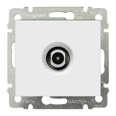 Изображение товара Телевизионная розетка Legrand Valena 694276 White