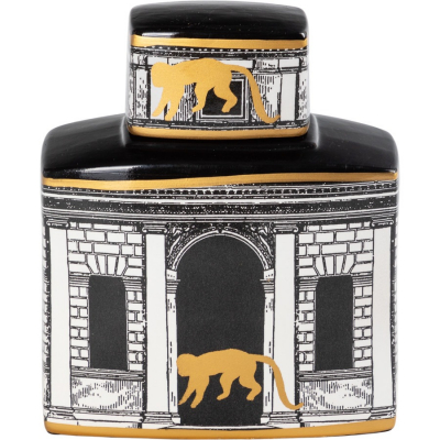 Изображение товара Ваза с крышкой Glasar 20х10х24 см