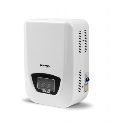 Изображение товара Настенный стабилизатор напряжения DAEWOO DW-TM5kVA 5000Вт 140-270В Изображение товара Настенный стабилизатор напряжения DAEWOO DW-TM5kVA 5000Вт 140-270В