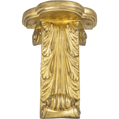 Изображение товара Консоль настенная Glasar золотистая 20х11х28 см