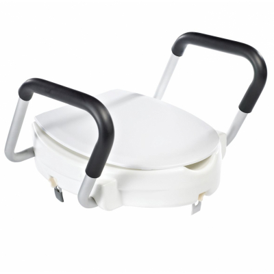 Изображение товара Сидение для унитаза Ridder с крышкой и с поручнями